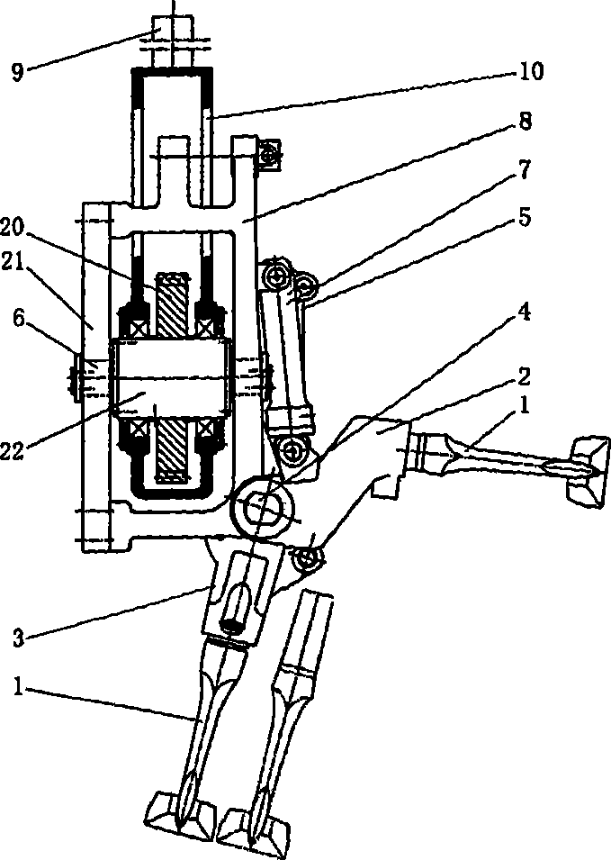 Tamping apparatus for railroad switch