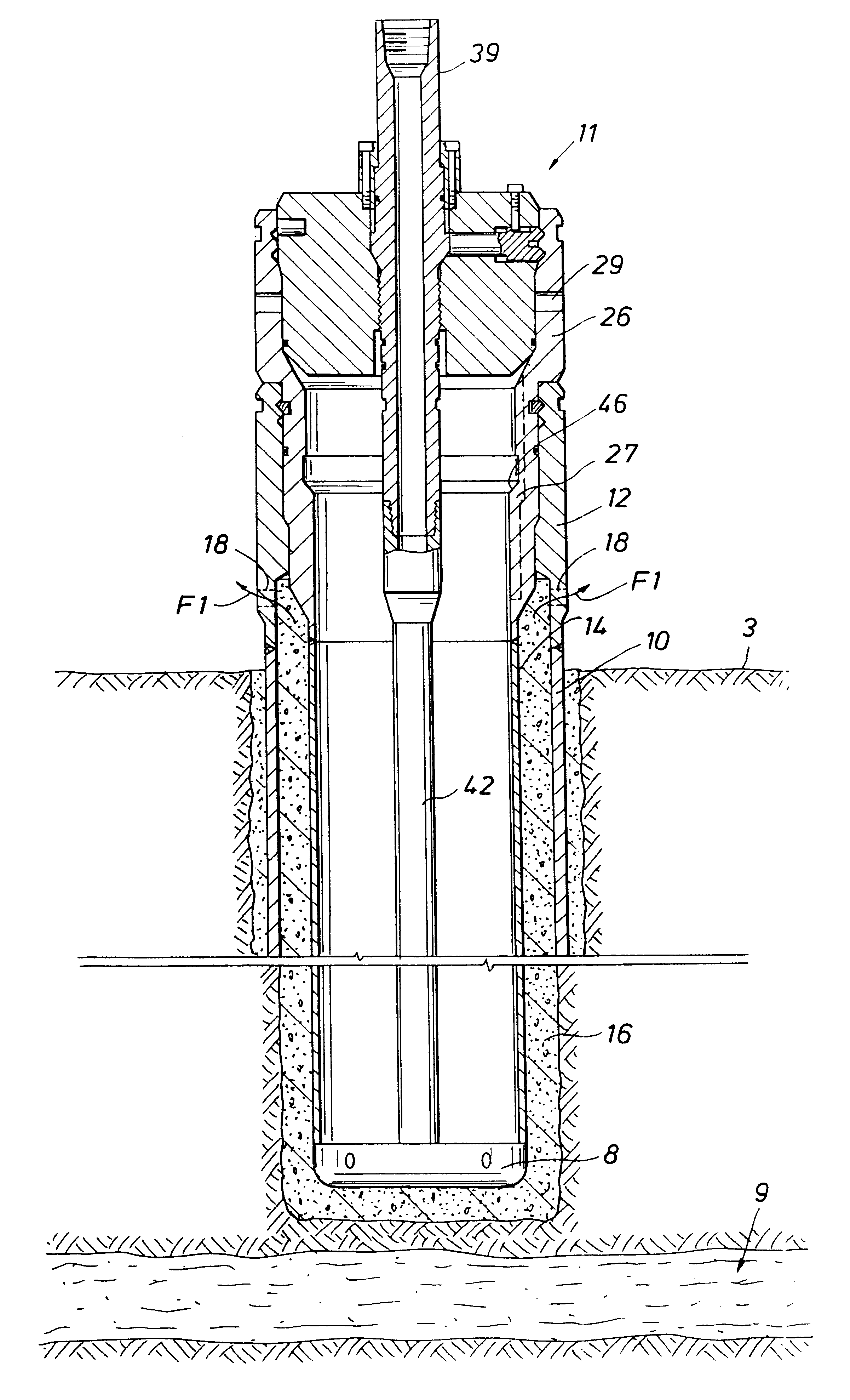 Subsea wellhead system and method for drilling shallow water flow formations