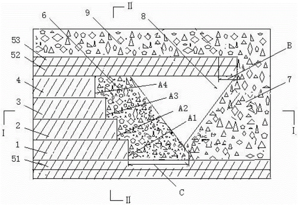 continuous caving mining method