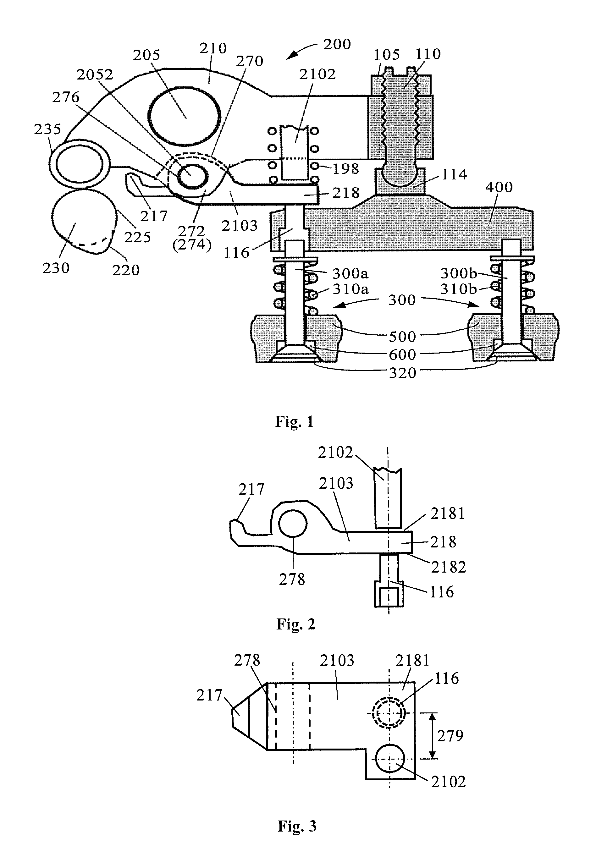 Combined rocker arm apparatus for actuating auxiliary valve of engine