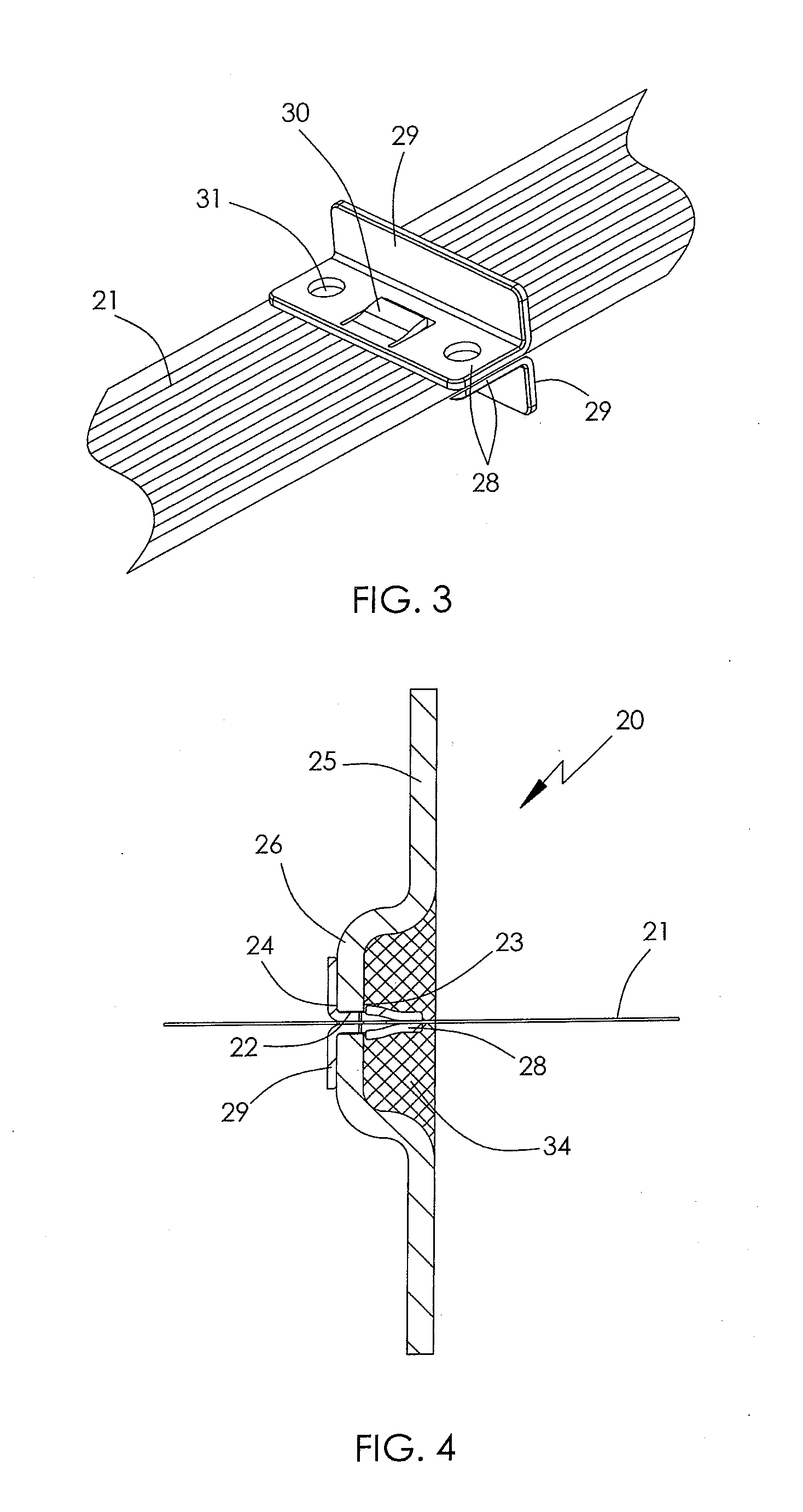 Fluid-tight cable bushing for ribbon cable