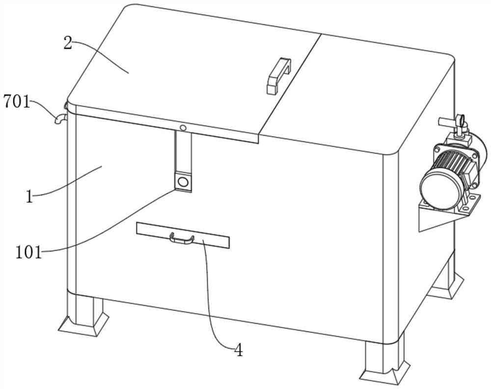 Jet-propelled rapid detection unfreezing device for food detection