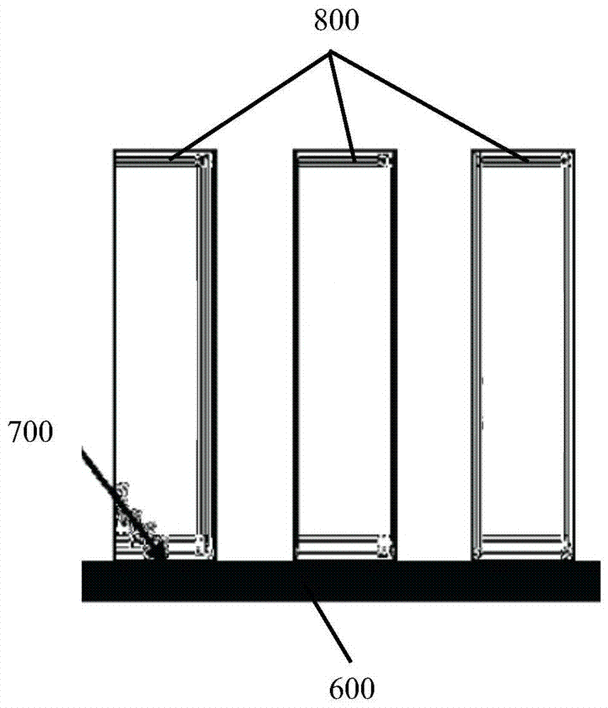 An array crystal module and its processing method
