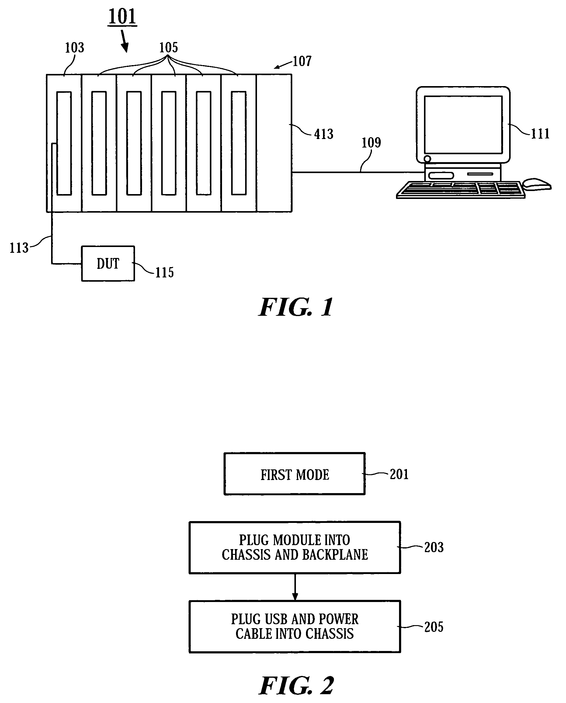 Electronic instrument system with multiple-configuration instrument modules