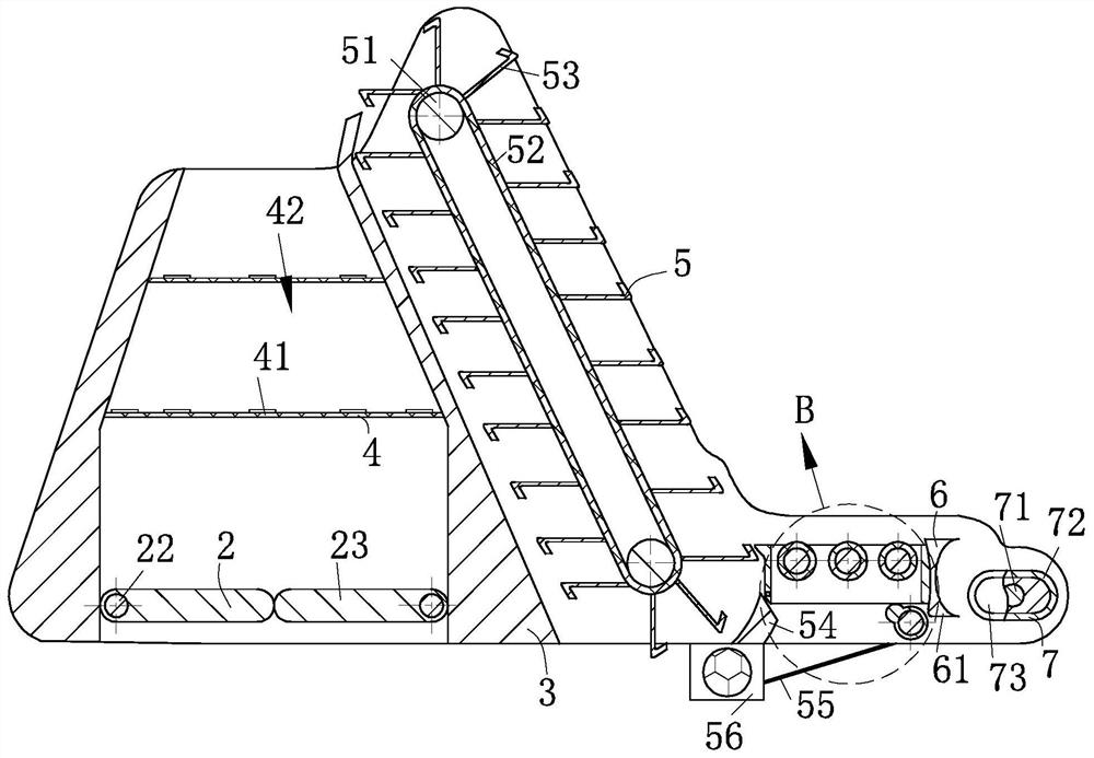 A sorting and transshipment device for logistics express