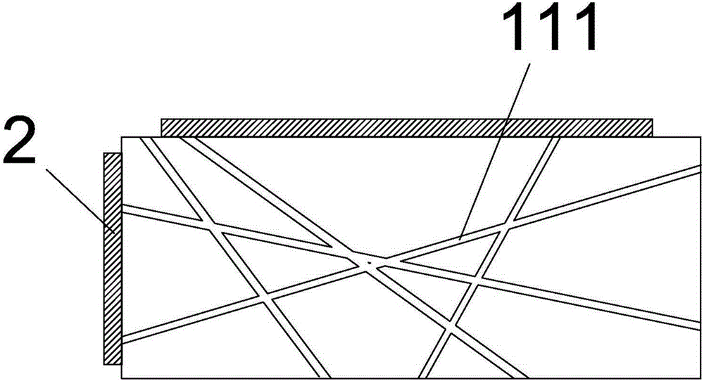 Connecting structure for wear-resistant floor tiles