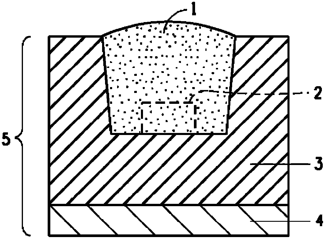 Reflector for light-emitting diode and housing