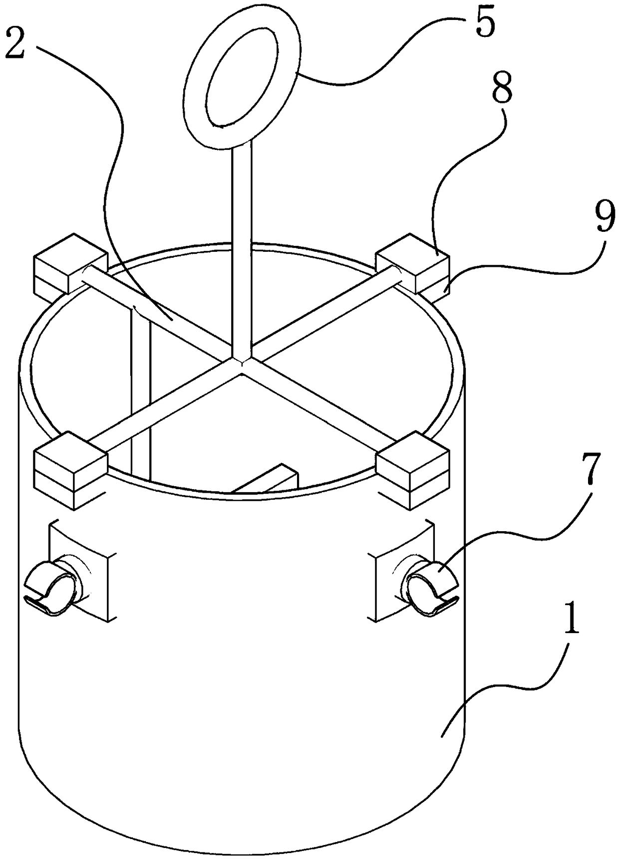 Massive mineral reaction device