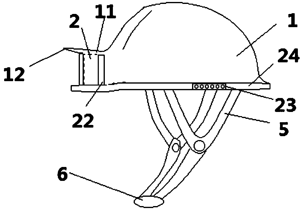 Safety helmet capable of telling time