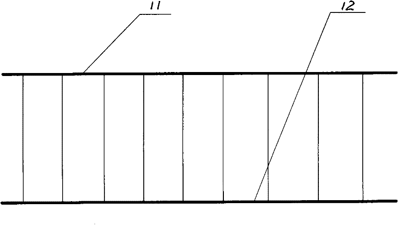Method for weaving hollow permeable double-layer cloth