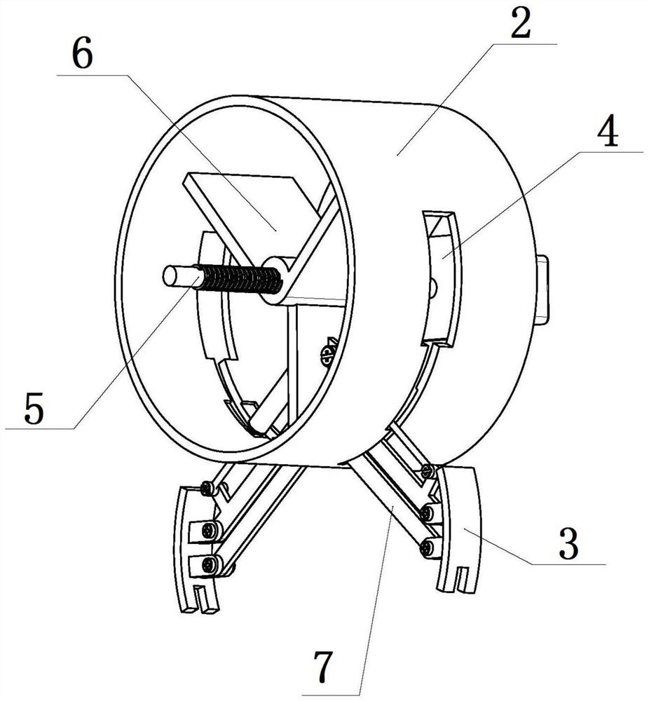 AUV shape-preserving supporting type residence device and AUV