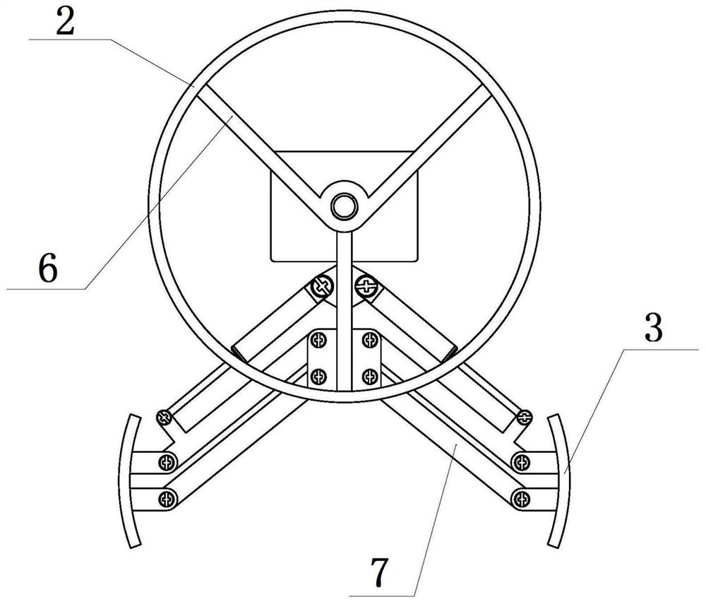 AUV shape-preserving supporting type residence device and AUV