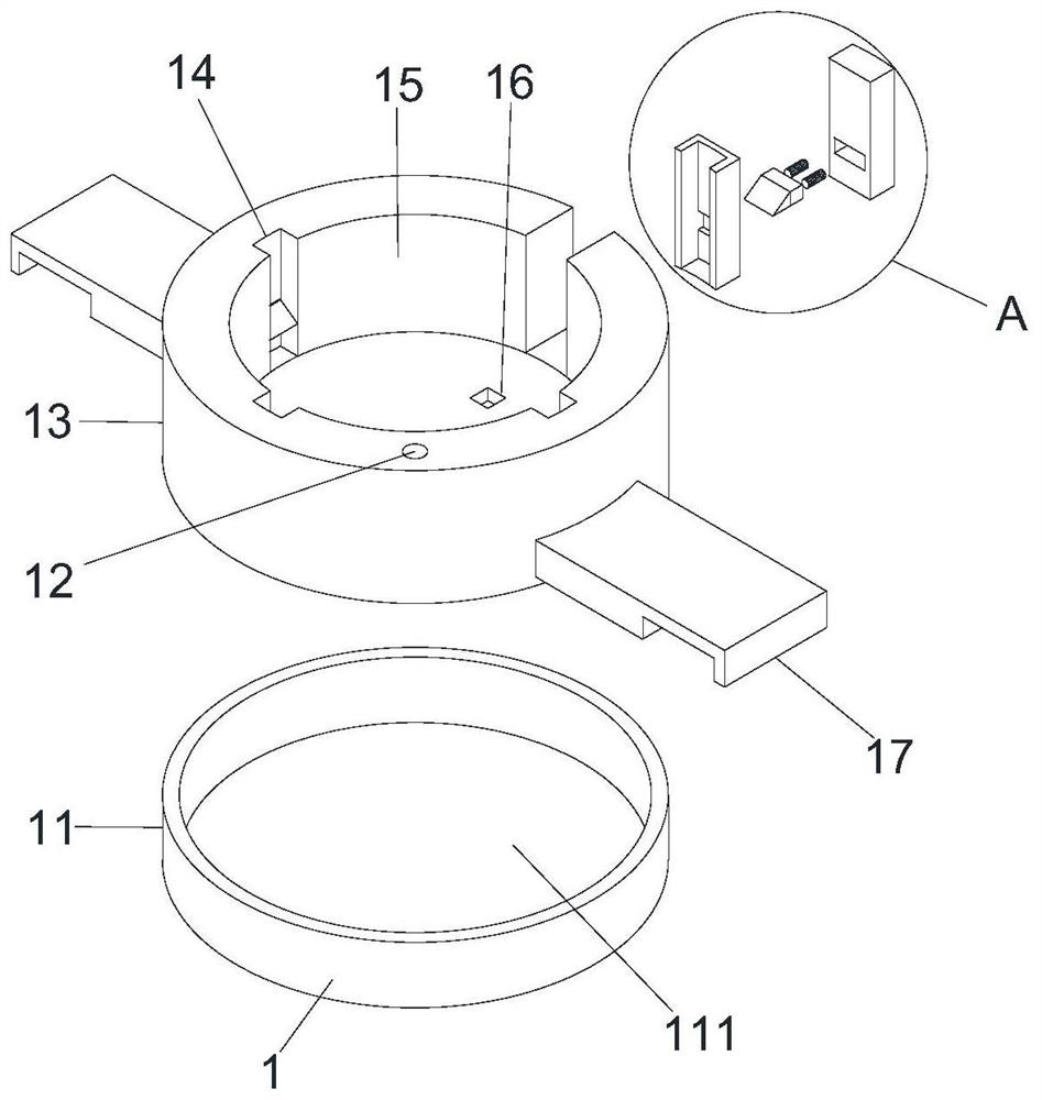 Efficient heat dissipation LED lamp bead based on heat dissipation area