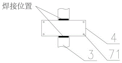 Fixing and installing method for stone pendant through vertical steel belt