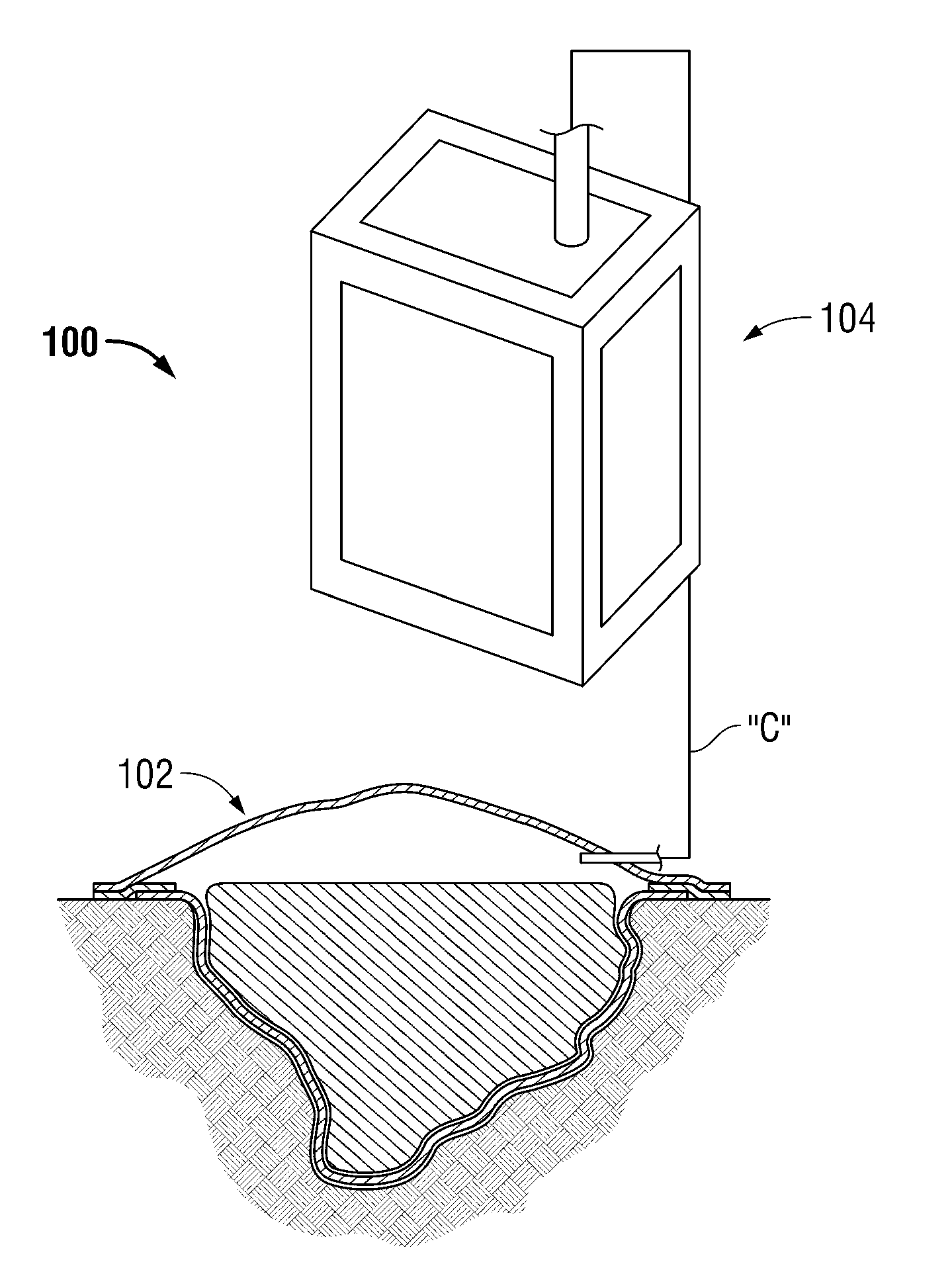 Subatmospheric pressure mechanism for wound therapy system