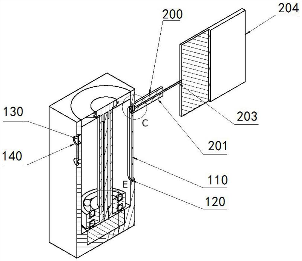 A bearing storage observation device