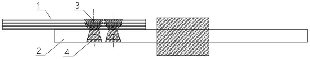 Tab welding method, battery cell tab and battery