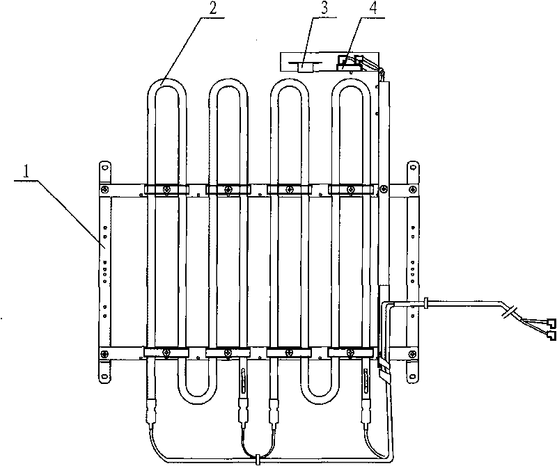 Electric auxiliary heating device of air conditioner