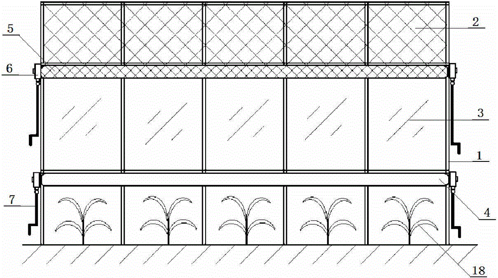 A kind of artificial environment facility for multifunctional flower nursery stock seedling cultivation