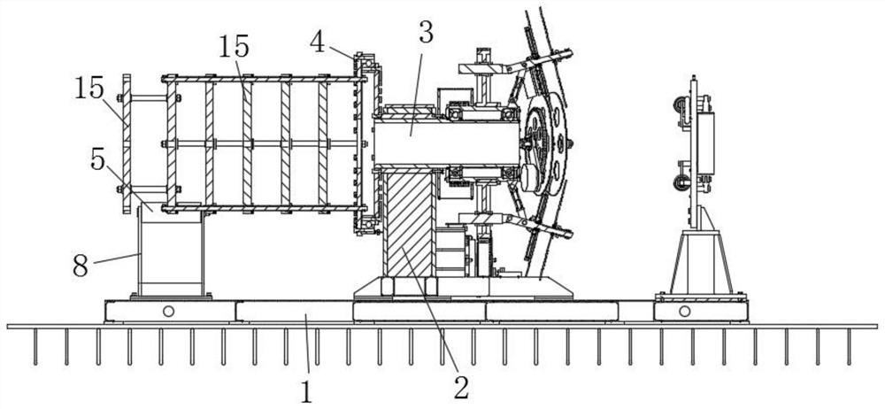 A special wrapping method for a horizontal cable forming machine