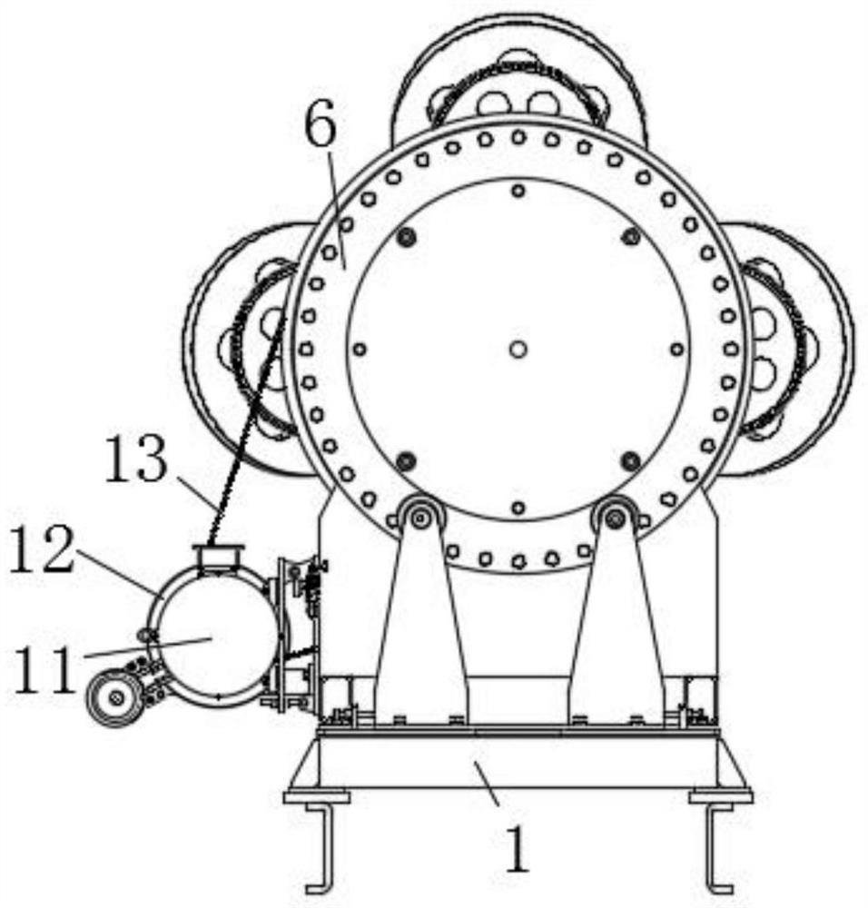 A special wrapping method for a horizontal cable forming machine