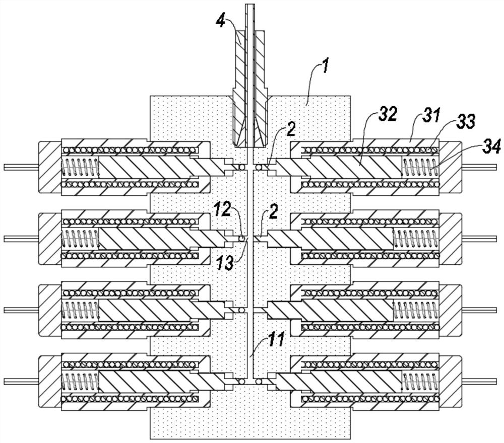 Multi-liquid-path selector valve