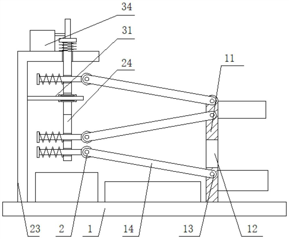 A mining ore multi-stage vibrating screen screening device