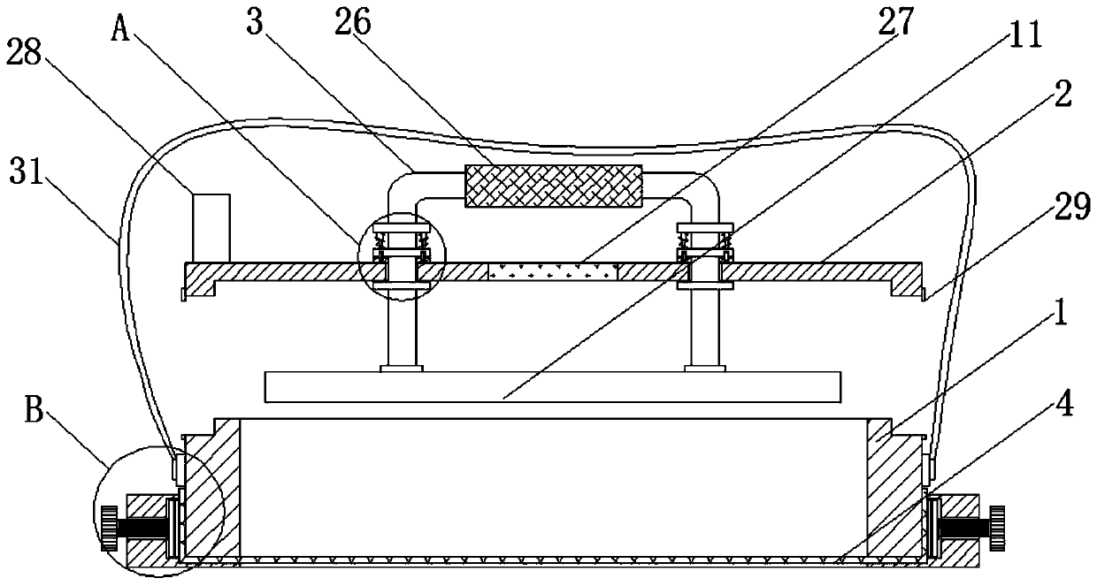 A manual screen printing device