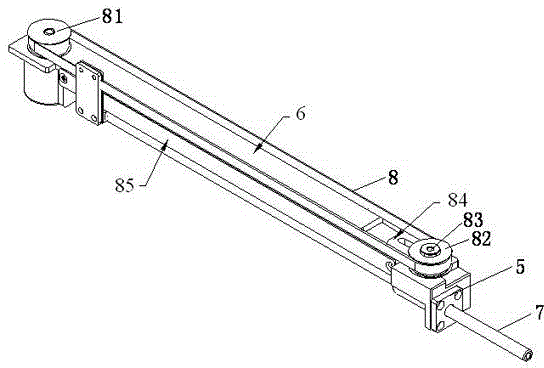 An electronic synchronization device for an automatic bar feeding machine