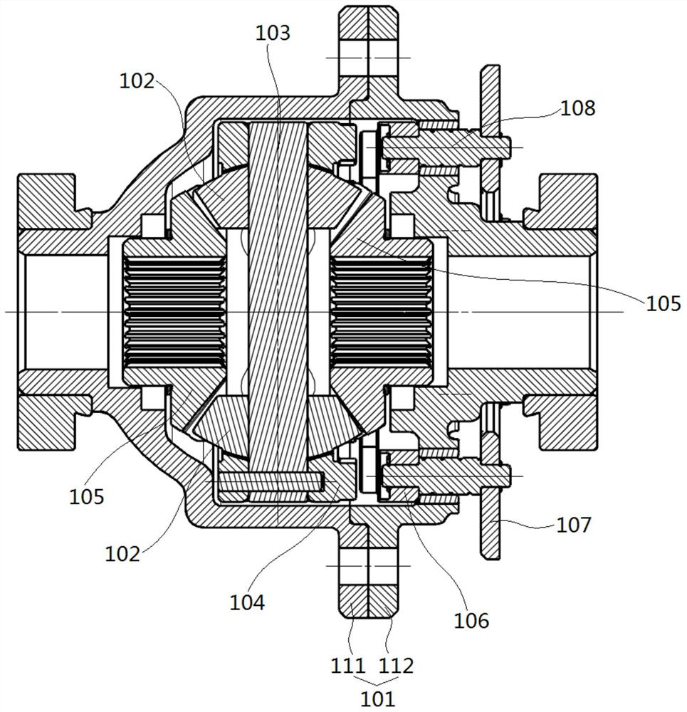 Differential mechanism and automobile transmission system with same
