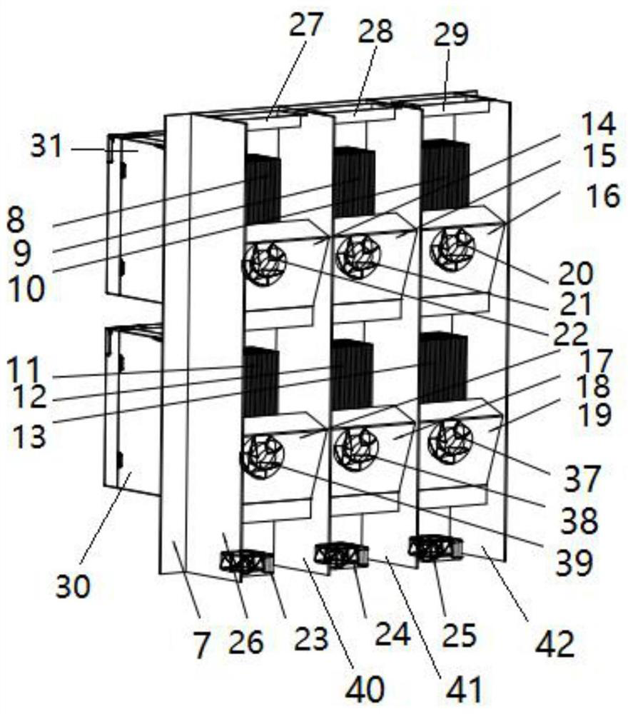 A heat dissipation structure of a servo drive and a control cabinet including the same