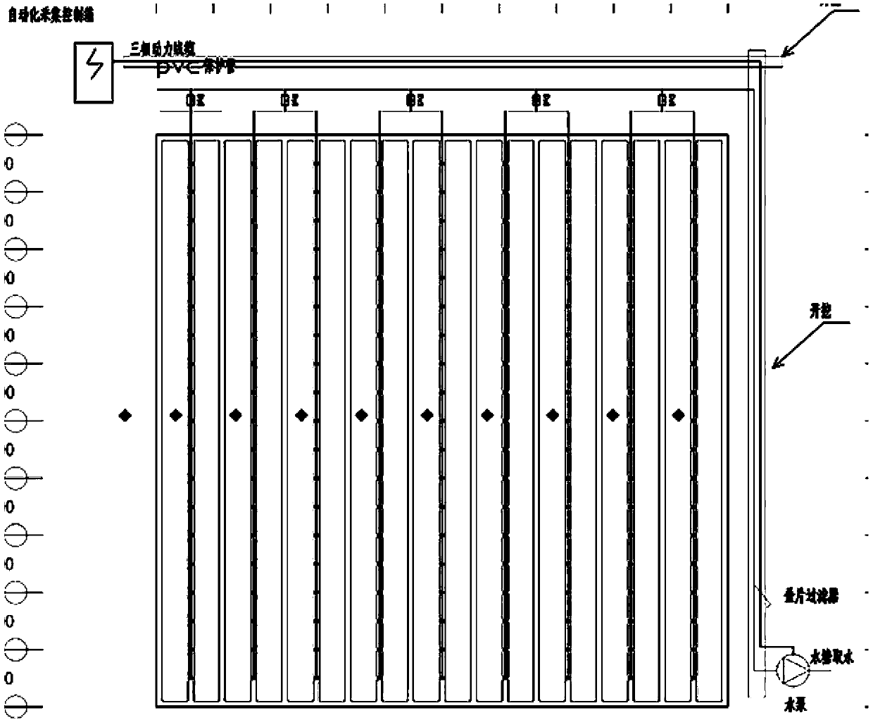 Hard land and hard plate full-matrix rice seedling raising water content intelligent management system and control method for mechanical rice transplanting