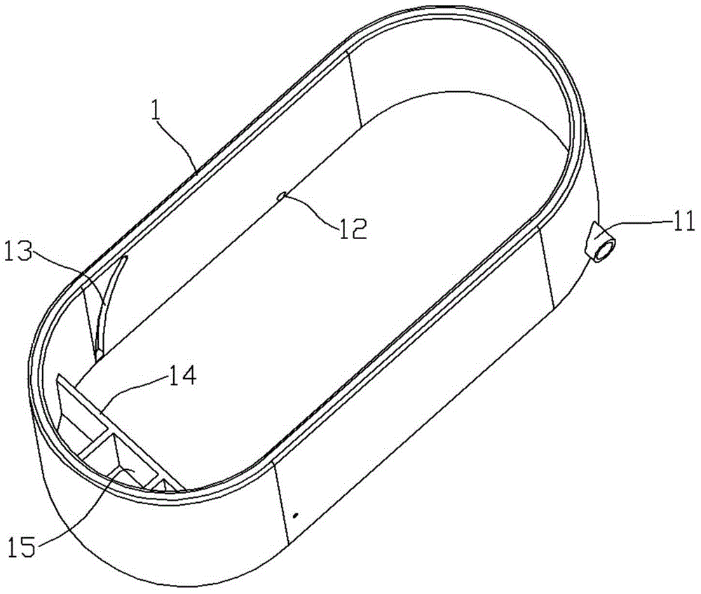 Baby bath with adjustable backrest