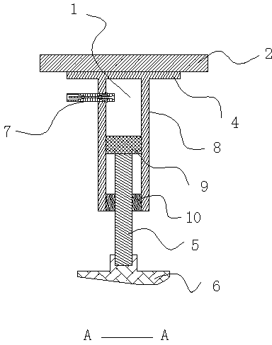 Tire burst emergency device provided with multiple cylinders and arranged in vacuum tire