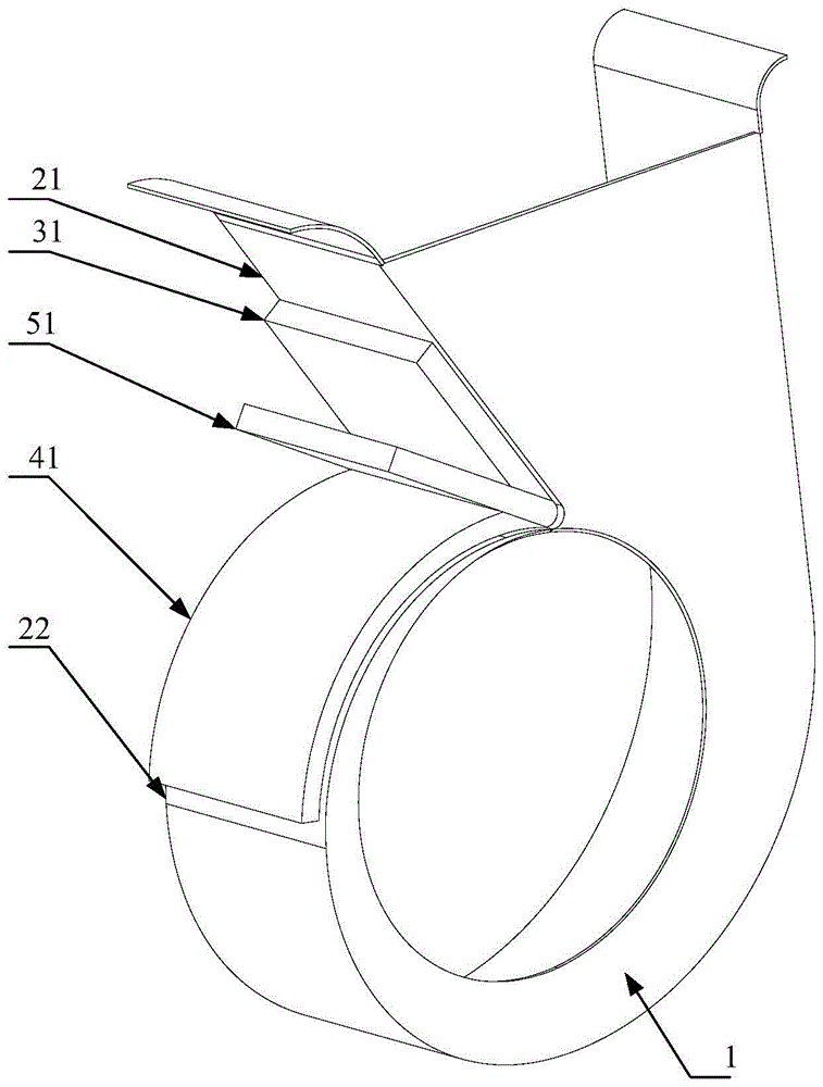 Air conditioner indoor unit and its volute