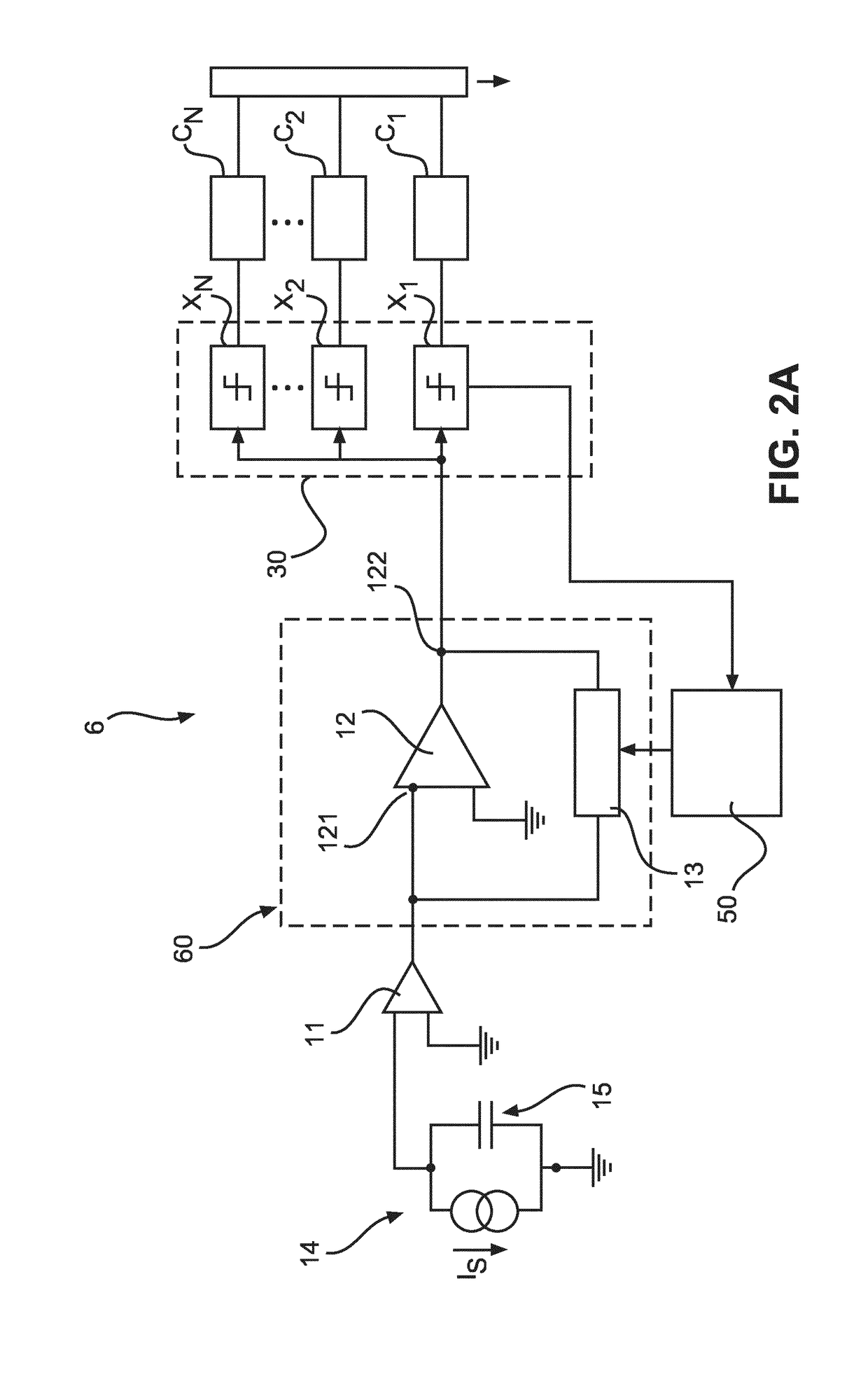 Detection device having a feedback discharge control unit for detecting photons and method therefore
