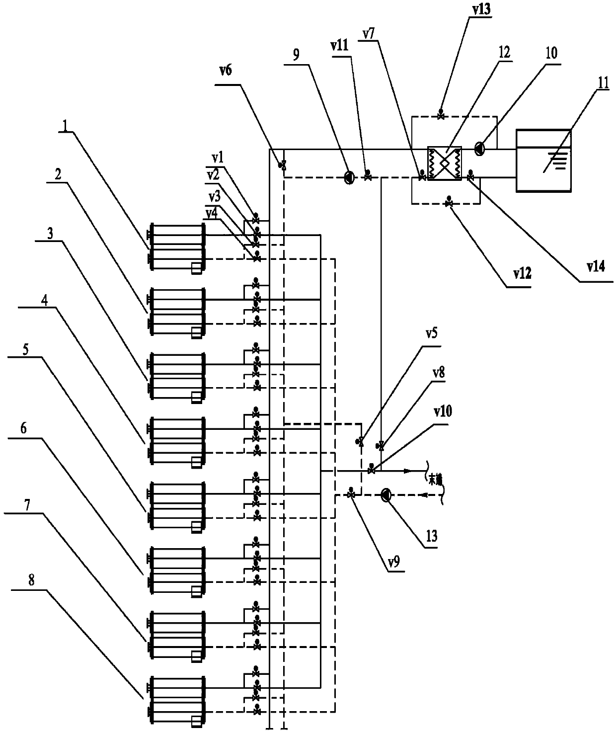 Air source heat pump electric thermal storage system and control method