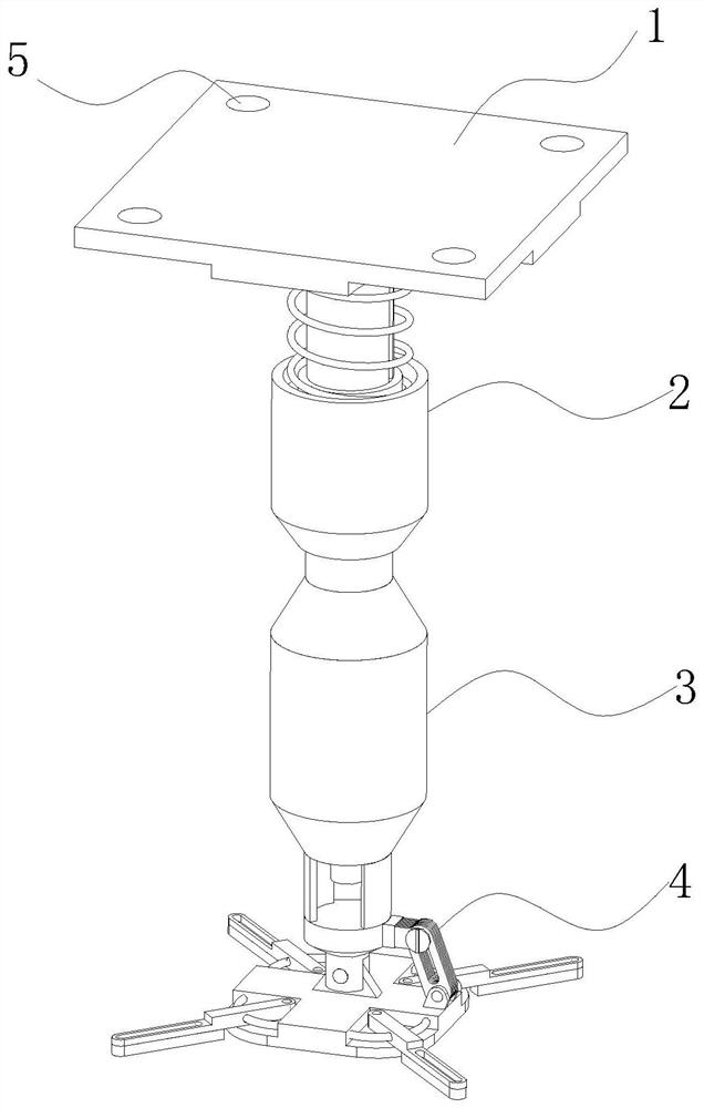 Projector Suspension Mechanism for Business Administration Teaching Equipment