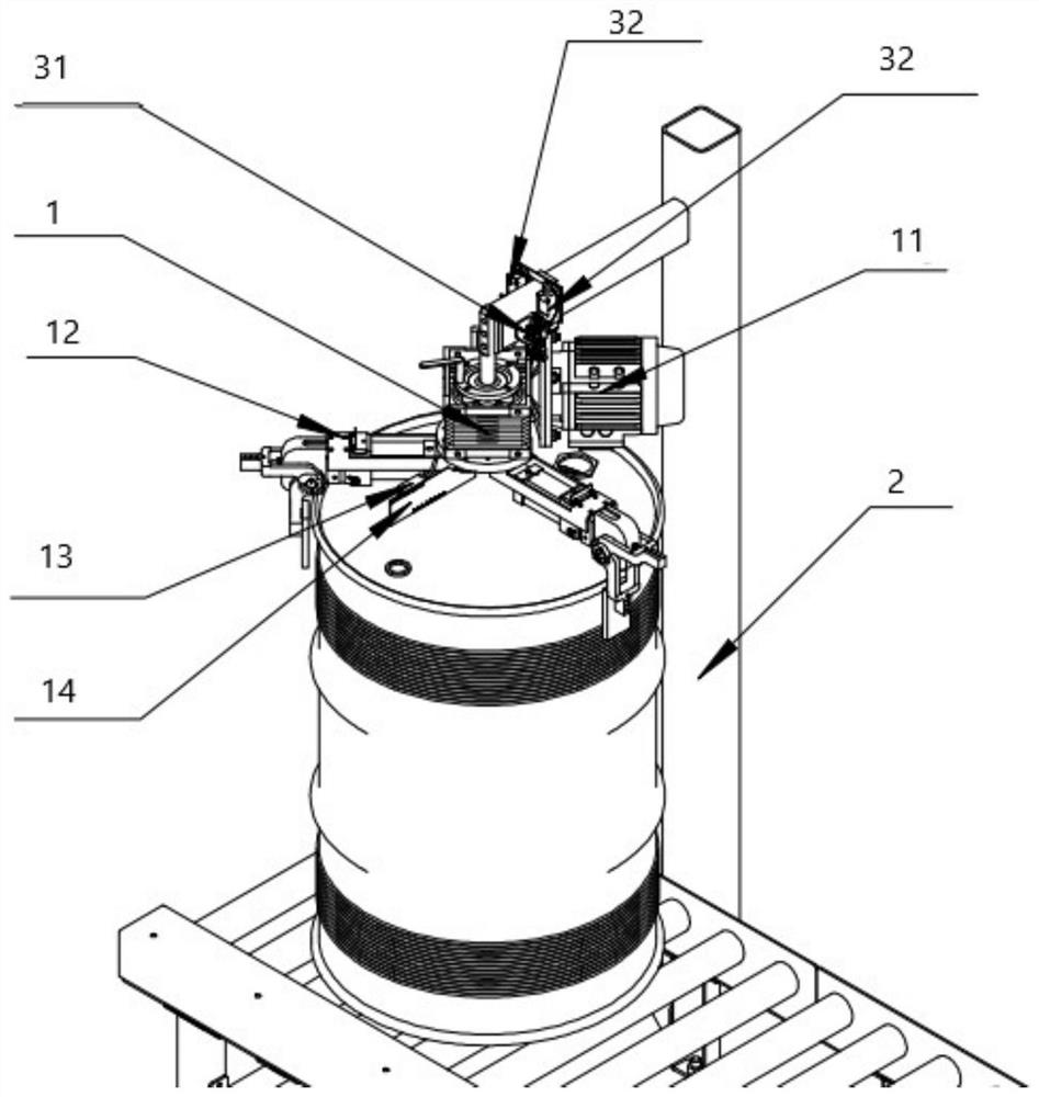 Automatic barrel rotating equipment and barrel rotating method