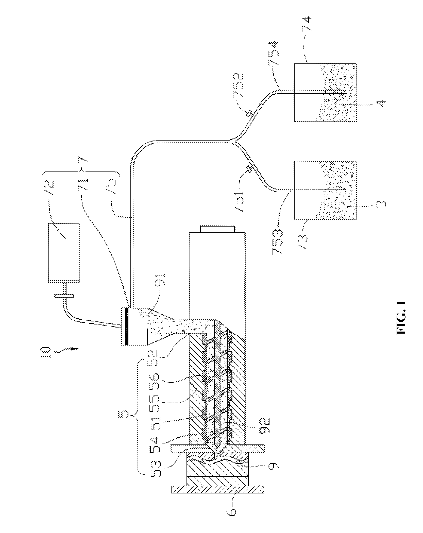 Apparatus for making magnesium-based carbon nanotube composite material and method for making the same
