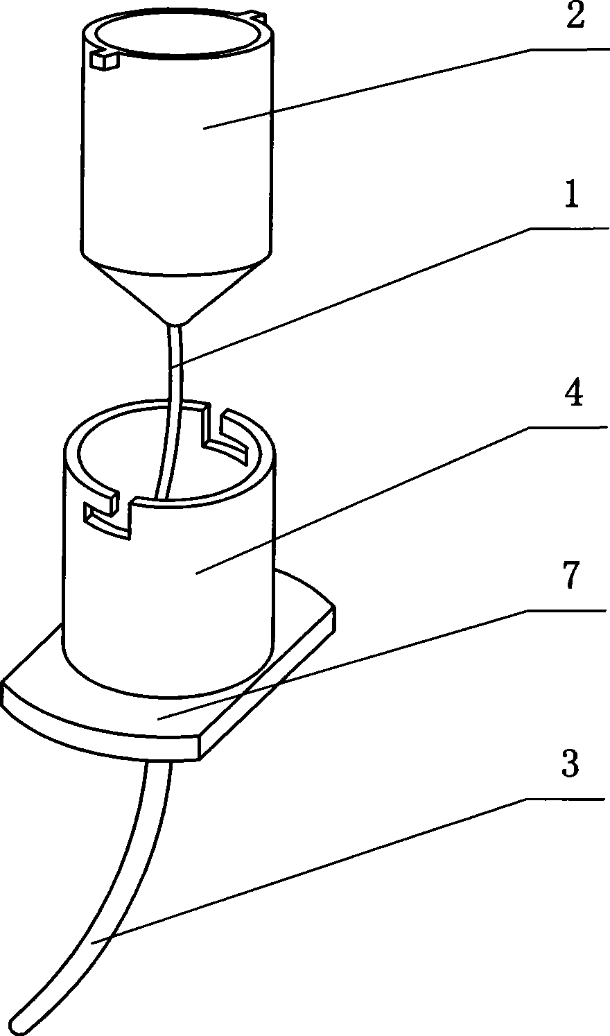 Cricothyroid membrane puncturing and ventilating device