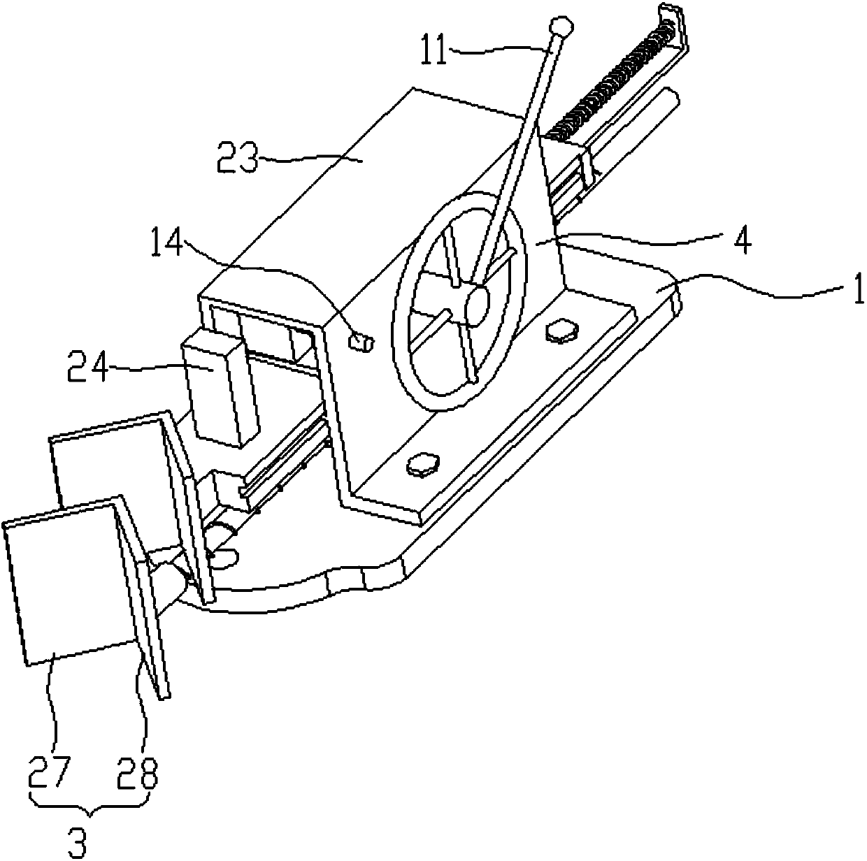 Bending and shaping device for metal sheet