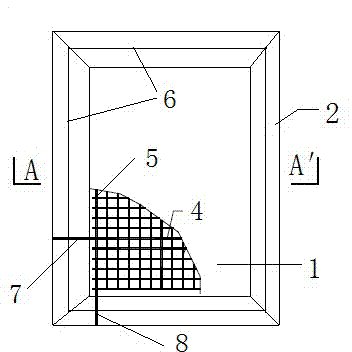 Inverted wing-shaped foundation of power transmission tower