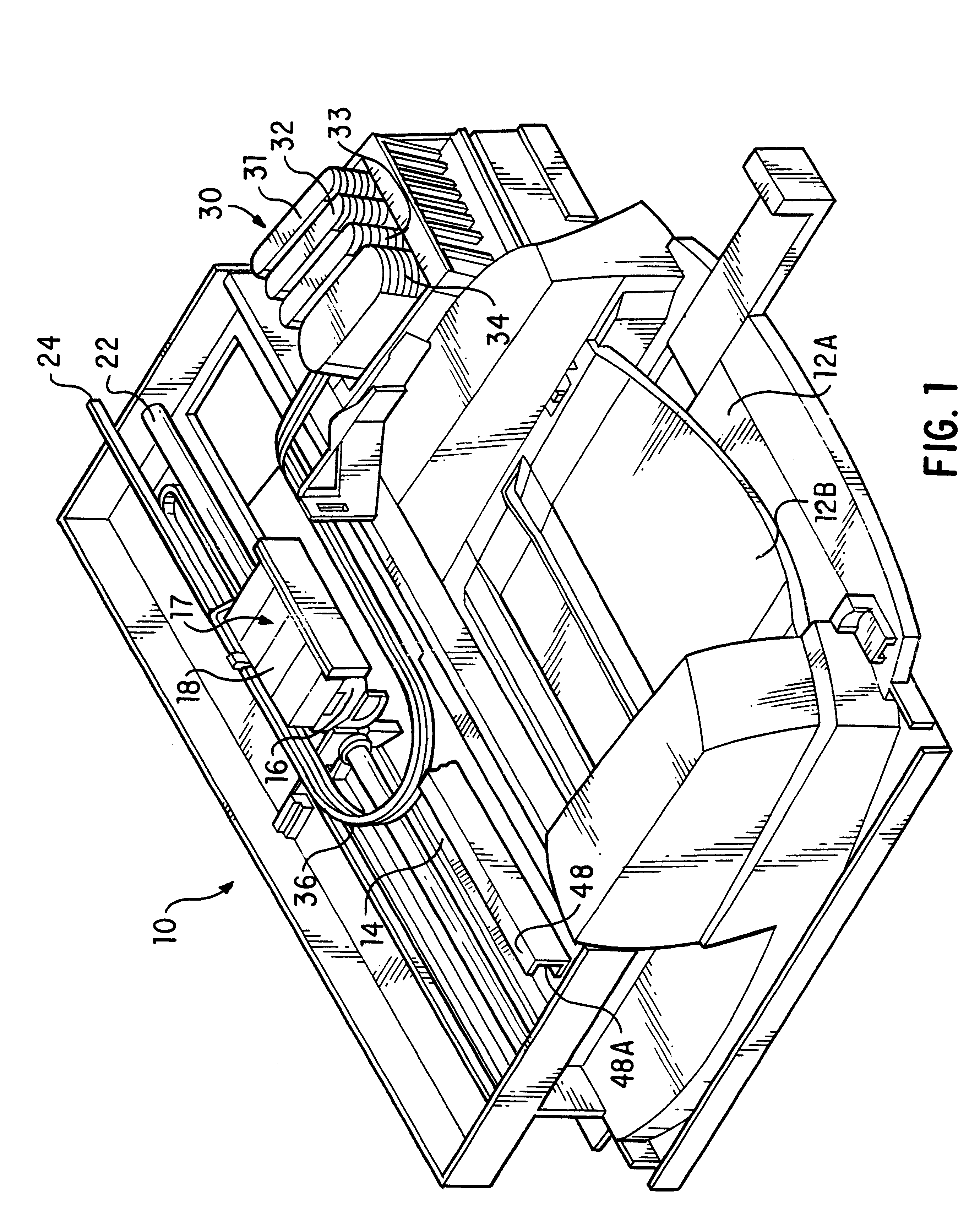 Apparatus for generating small volume, high velocity ink droplets in an inkjet printer