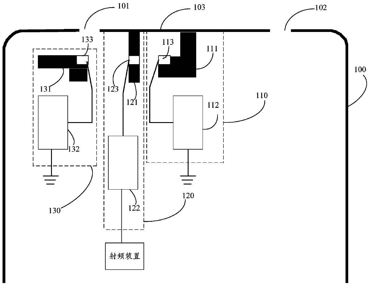 Communication antenna, communication antenna control method, device, and terminal