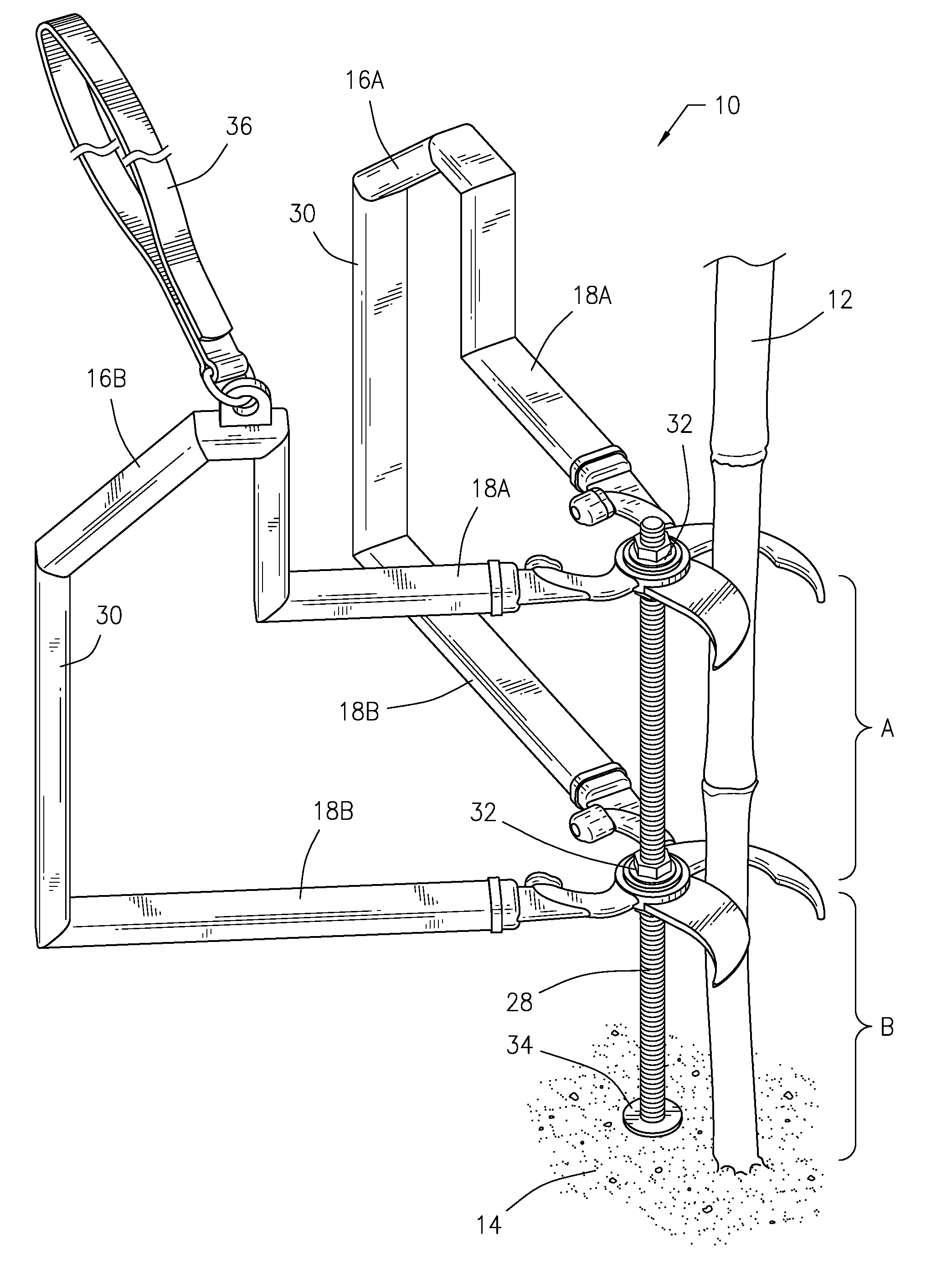 Stalk cutter device and method of use