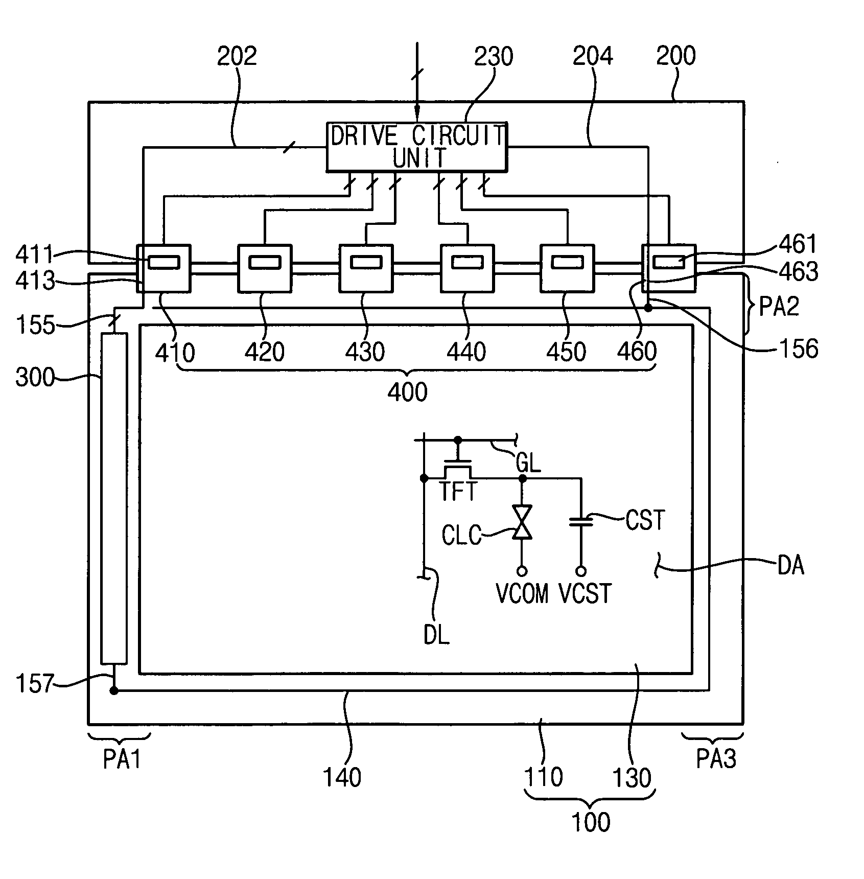 Display panel assembly and display apparatus having the same