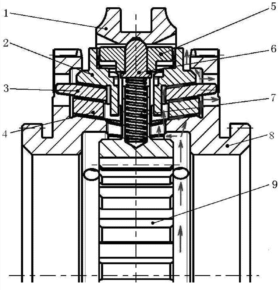 Three-conical-face synchronizer with lubricating oil way