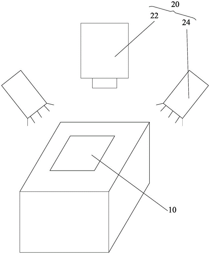 Detecting method for defects of display screen module