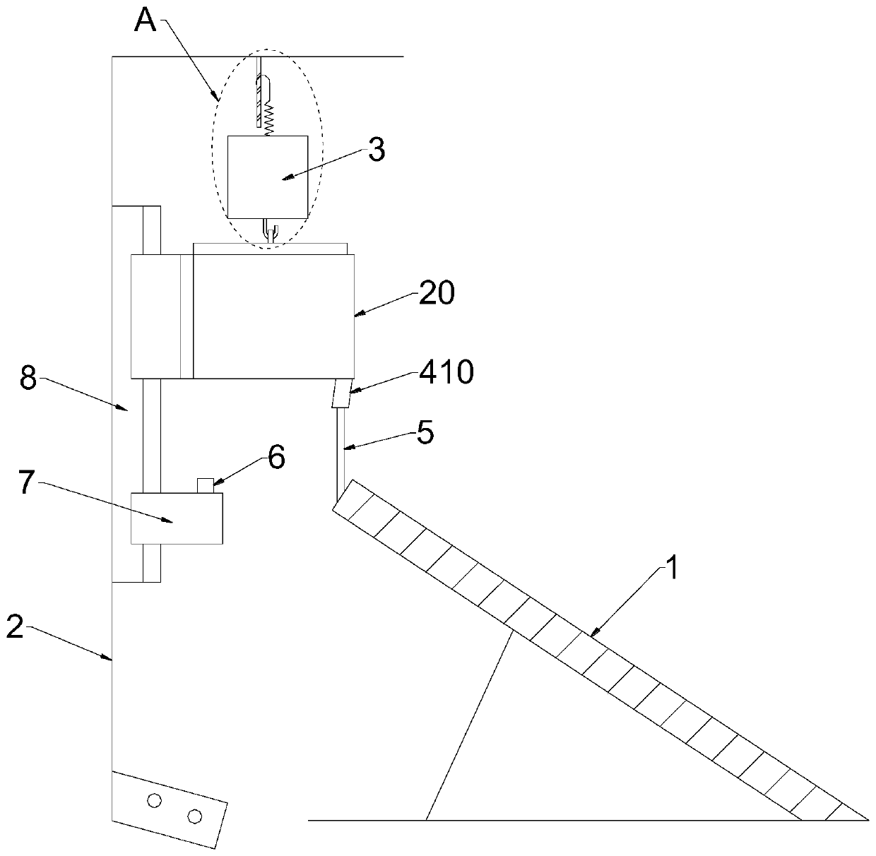 Safety accelerator rotating brake